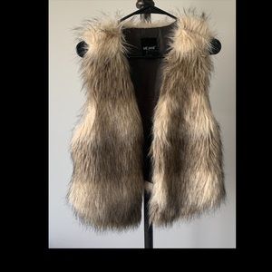 Faux Fur Vest LARGE